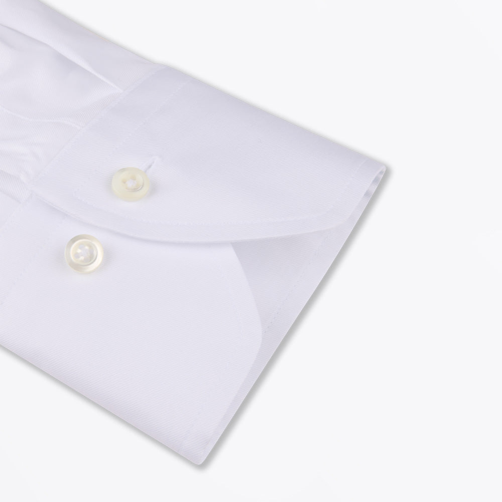 Regular Schiller Collar Shirt - White