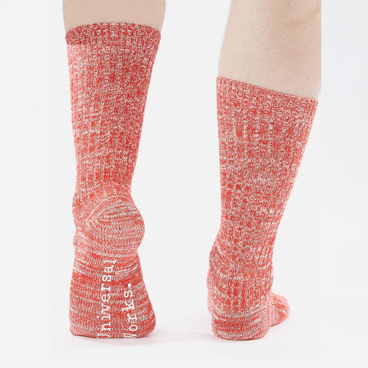 Slub Sock - Red