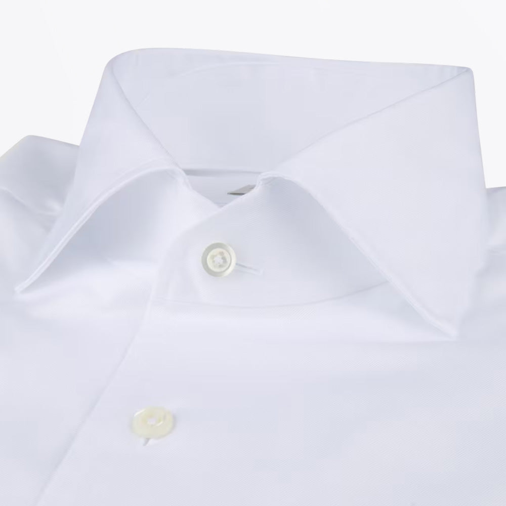 Regular Schiller Collar Shirt - White