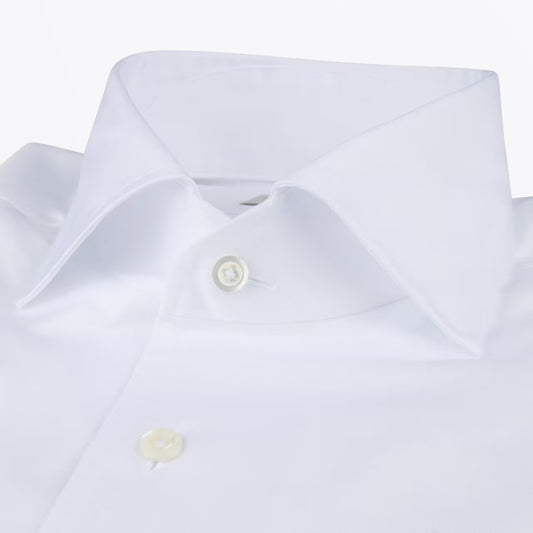 Regular Schiller Collar Shirt - White