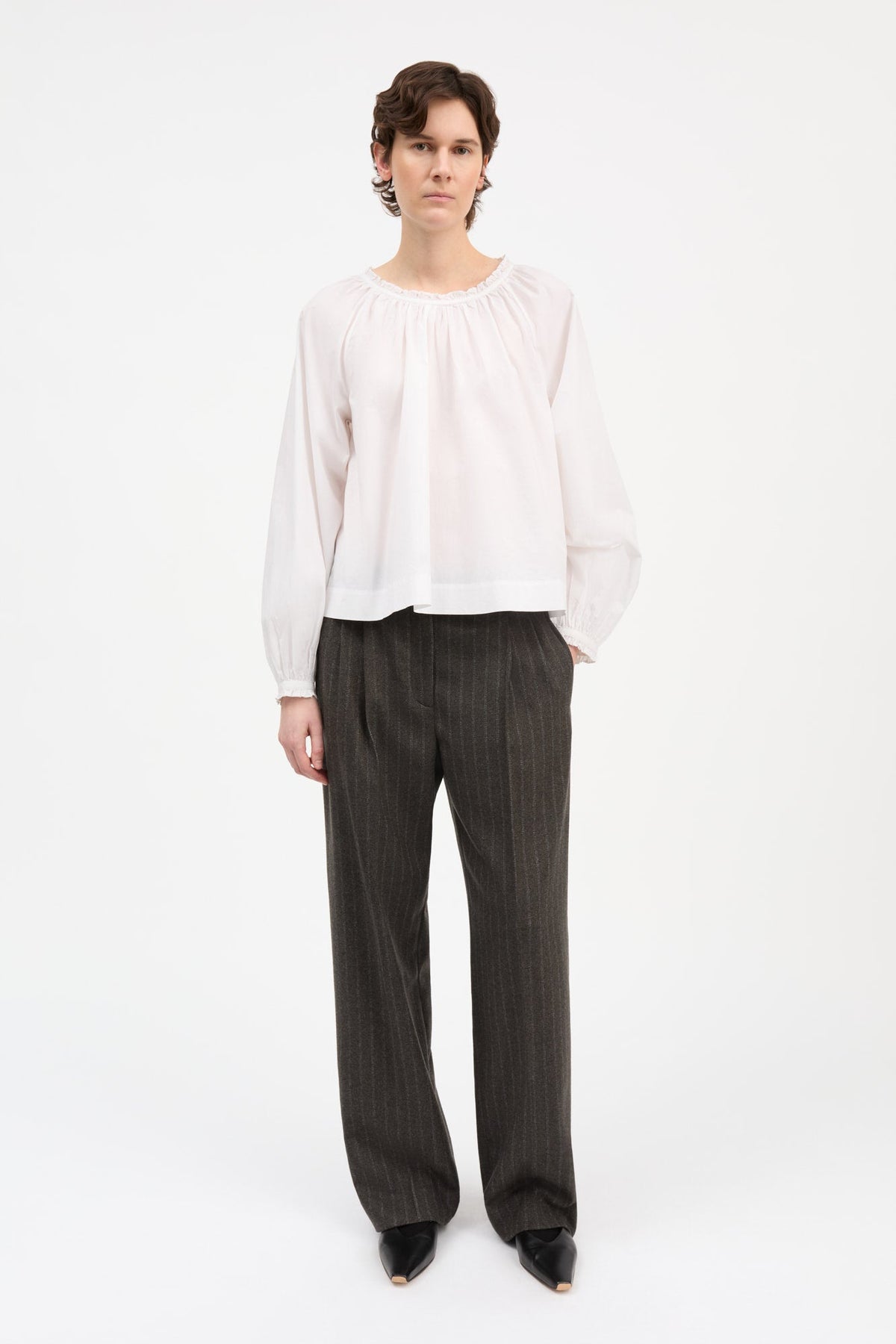 Carrie Blouse - Optic White
