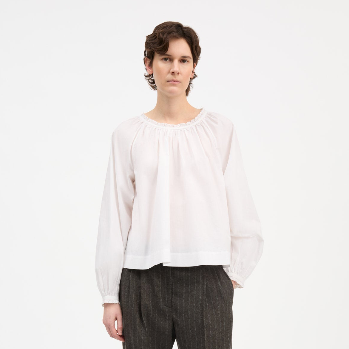 Skall Carrie Blouse - Optic White