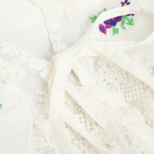 Ursula Top - Bud Embroidery Ivory