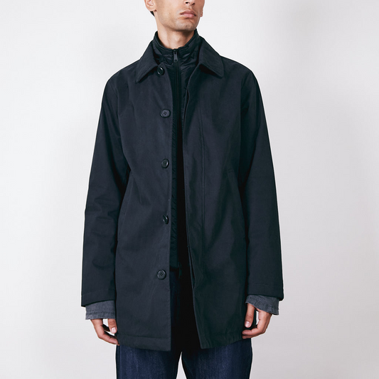 Duncan Cotton Coat - Black