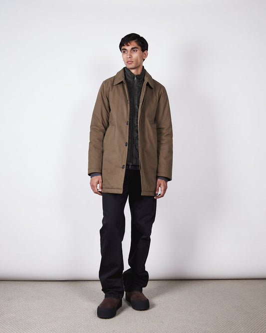 Duncan Cotton Coat - Deep Fern