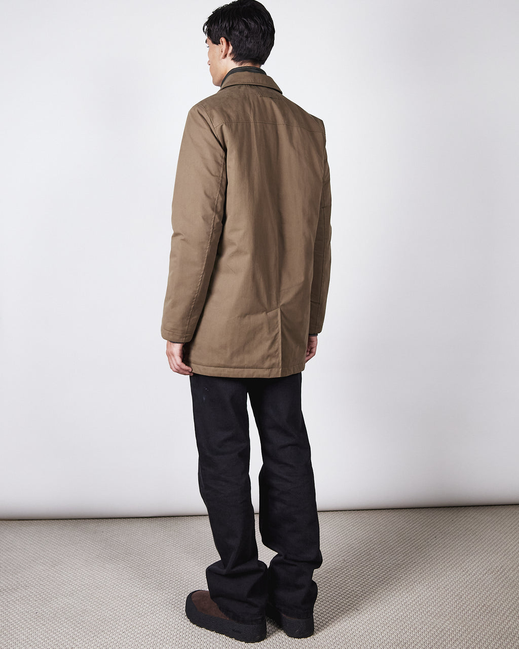 Duncan Cotton Coat - Deep Fern