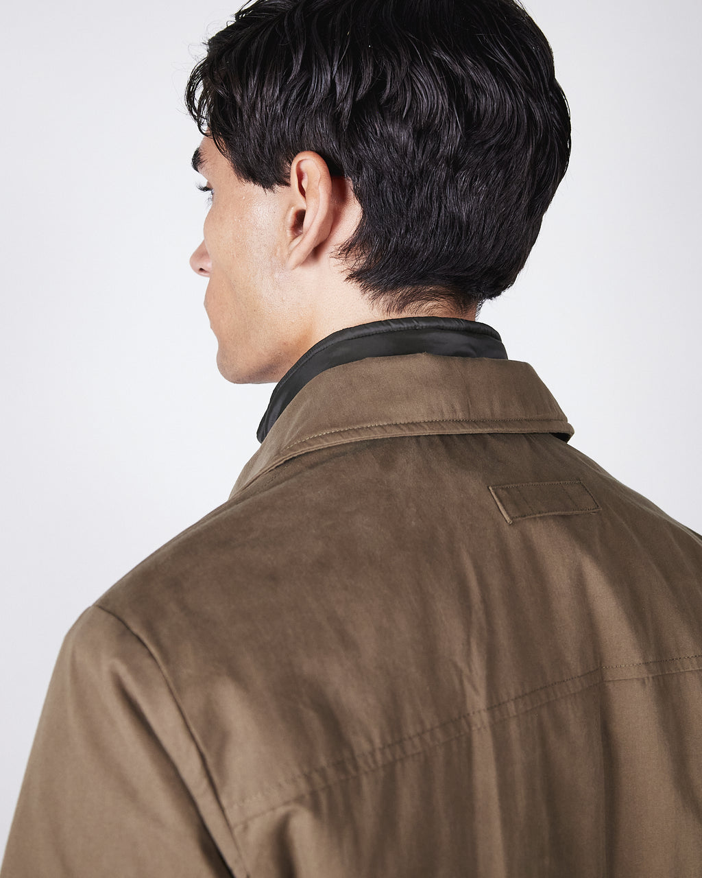 Brixtol Duncan Cotton Coat - Deep Fern