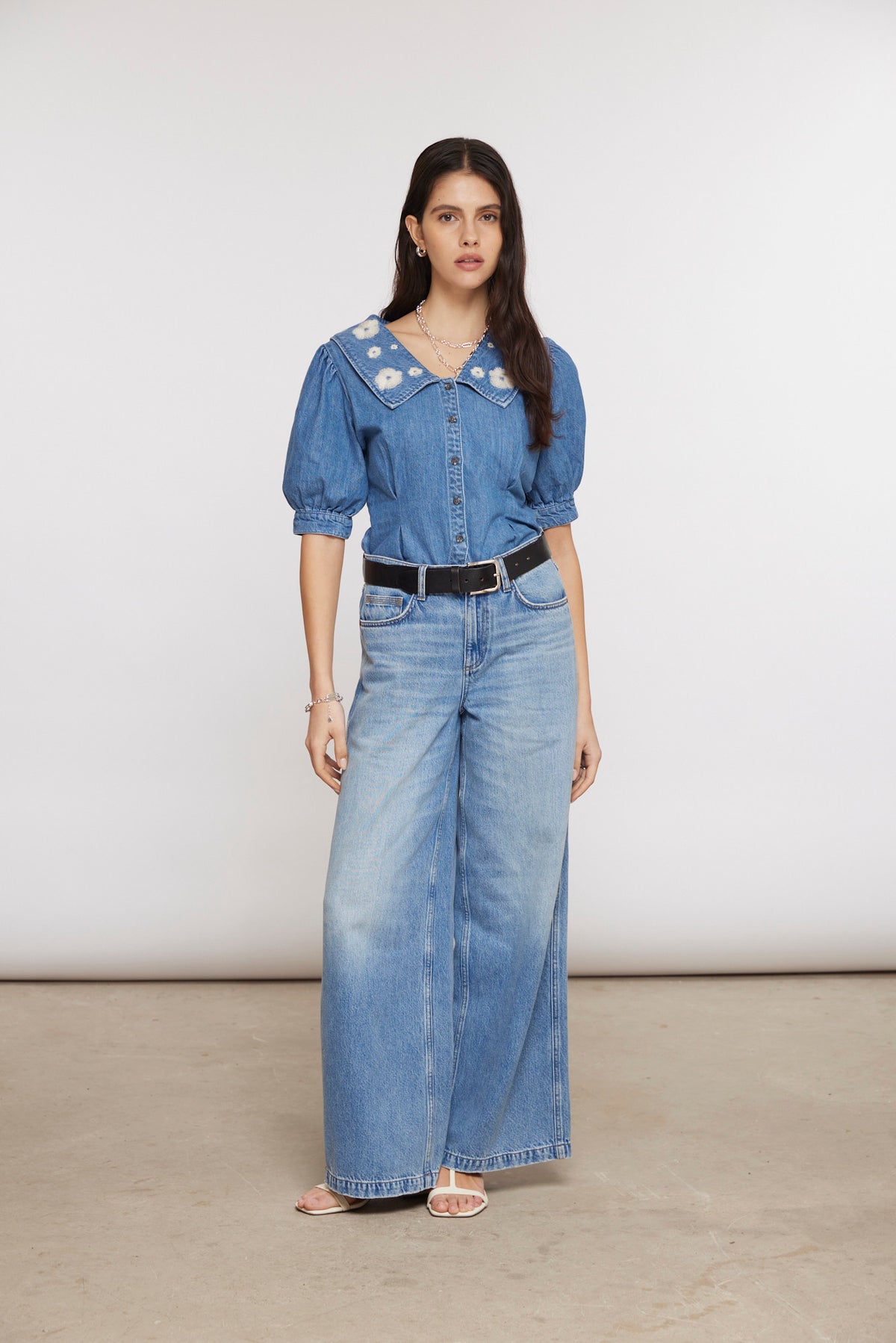 Cassie Top - Malibu Embroidery