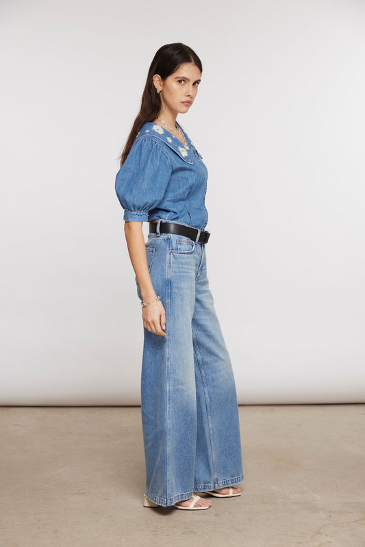 Cassie Top - Malibu Embroidery