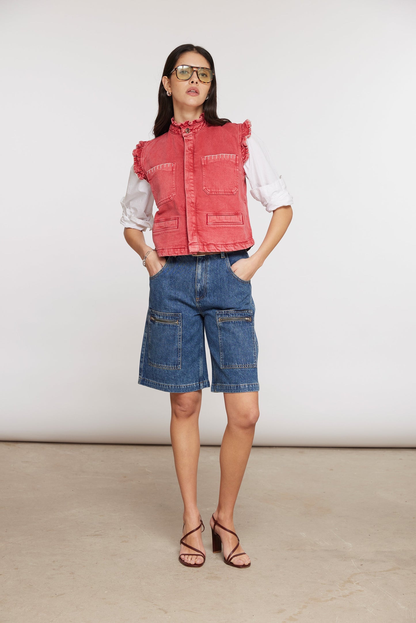 Pablo Waistcoat - Vintage Red