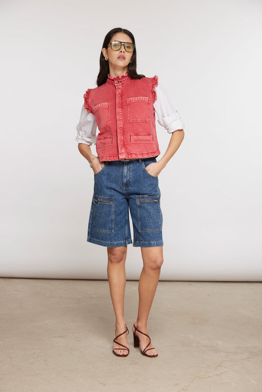 Pablo Waistcoat - Vintage Red