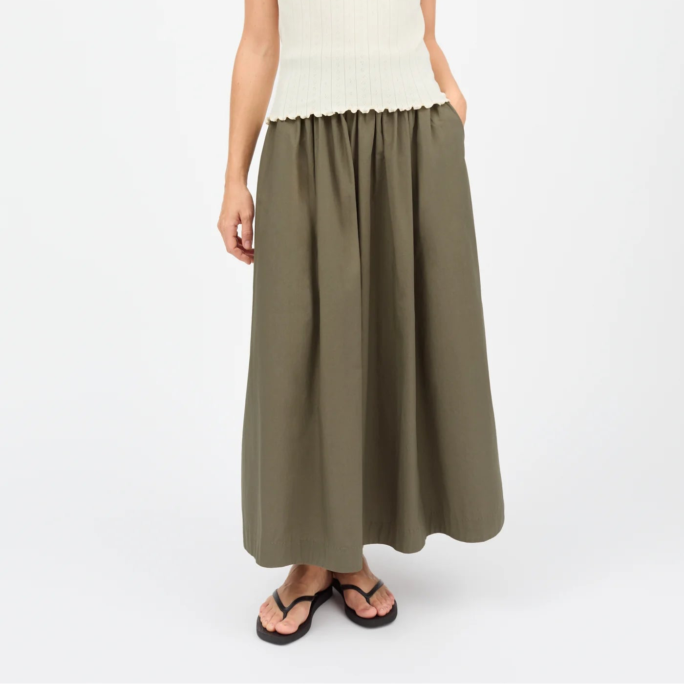 Dagny Skirt - Khaki