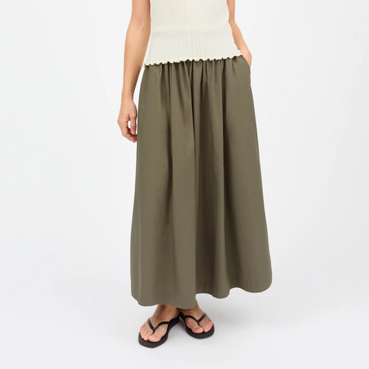 Dagny Skirt - Khaki