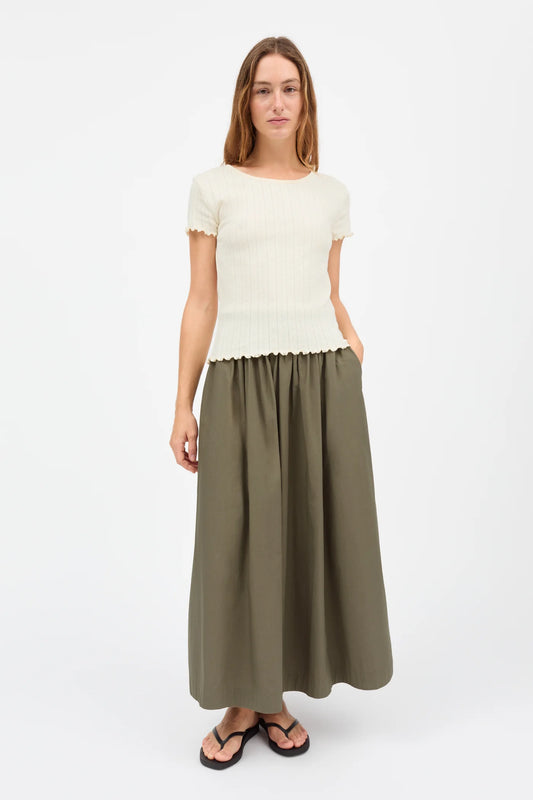 Dagny Skirt - Khaki