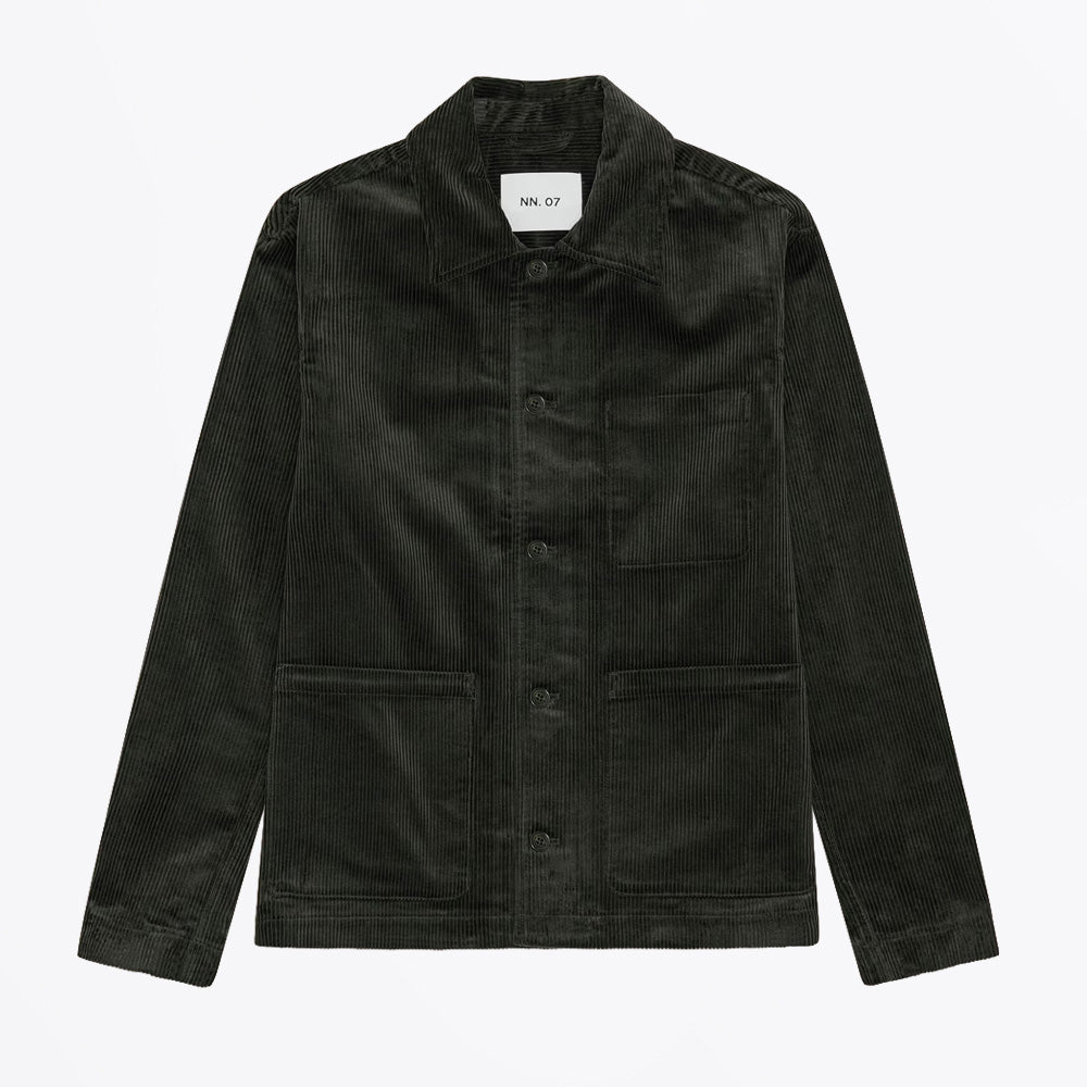 NN07 Morgan Hybrid Cotton Jacket - Dark Army