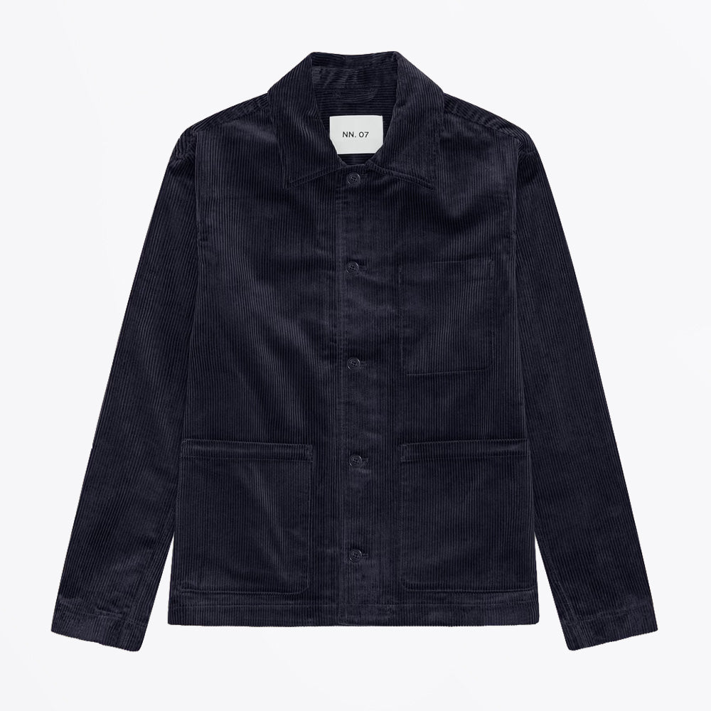 NN07 Morgan Hybrid Cotton Jacket - Marine Navy