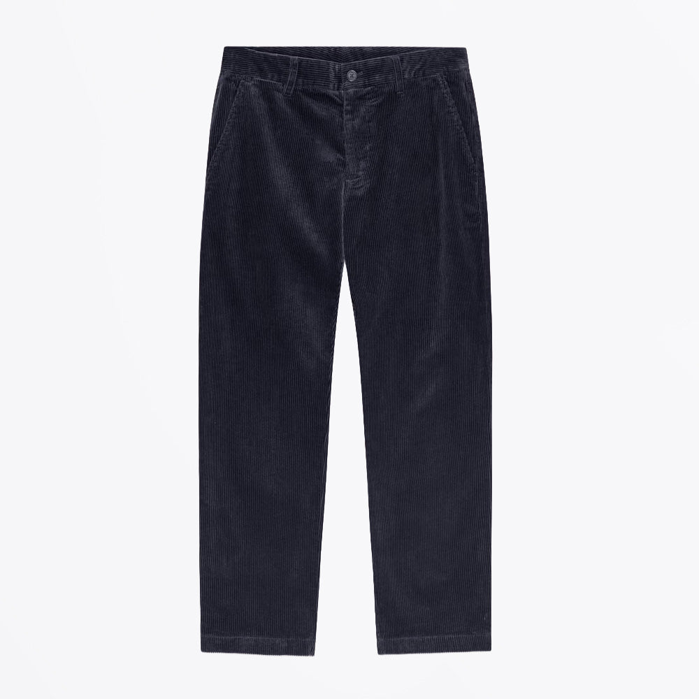 NN07 Aden Straight Leg Regular Fit Corduroy Chino - Marine Navy