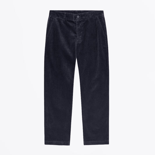 Aden Straight Leg Regular Fit Corduroy Chino - Marine Navy