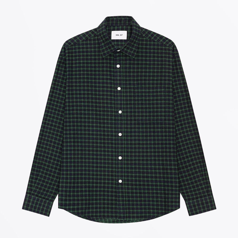 NN07 Deon Casual Flannel Shirt - Eden Check