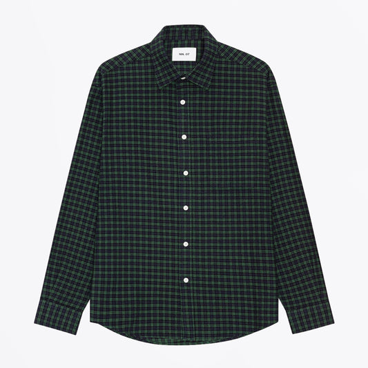 Deon Casual Flannel Shirt - Eden Check