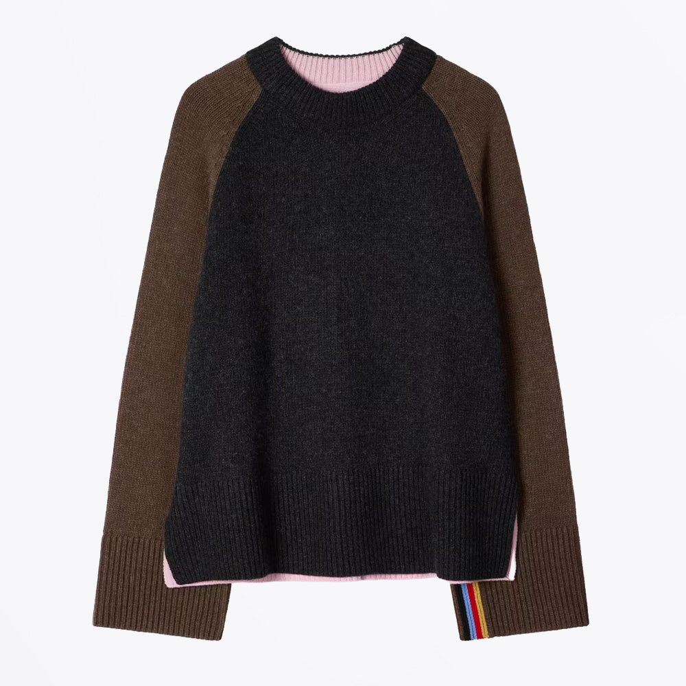 Paul Tyneside Knitted Jumper - Black / Multi