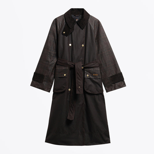 Elva Wax Jacket - Rustic/Muted/Mixed Tartan