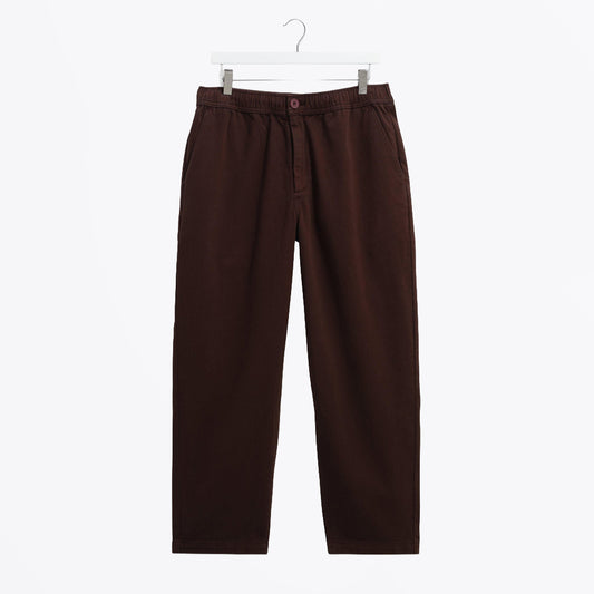 Kurt Trouser Organic Cotton Twill - Dark Brown