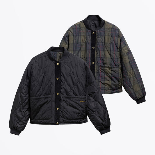 Ravenshill Reversible Quilted Jacket - Black / Shadow Classic