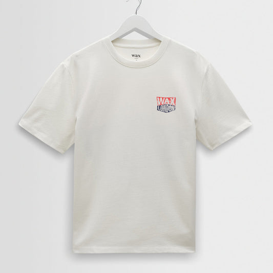 Dean Painted Badge T-Shirt - Off White