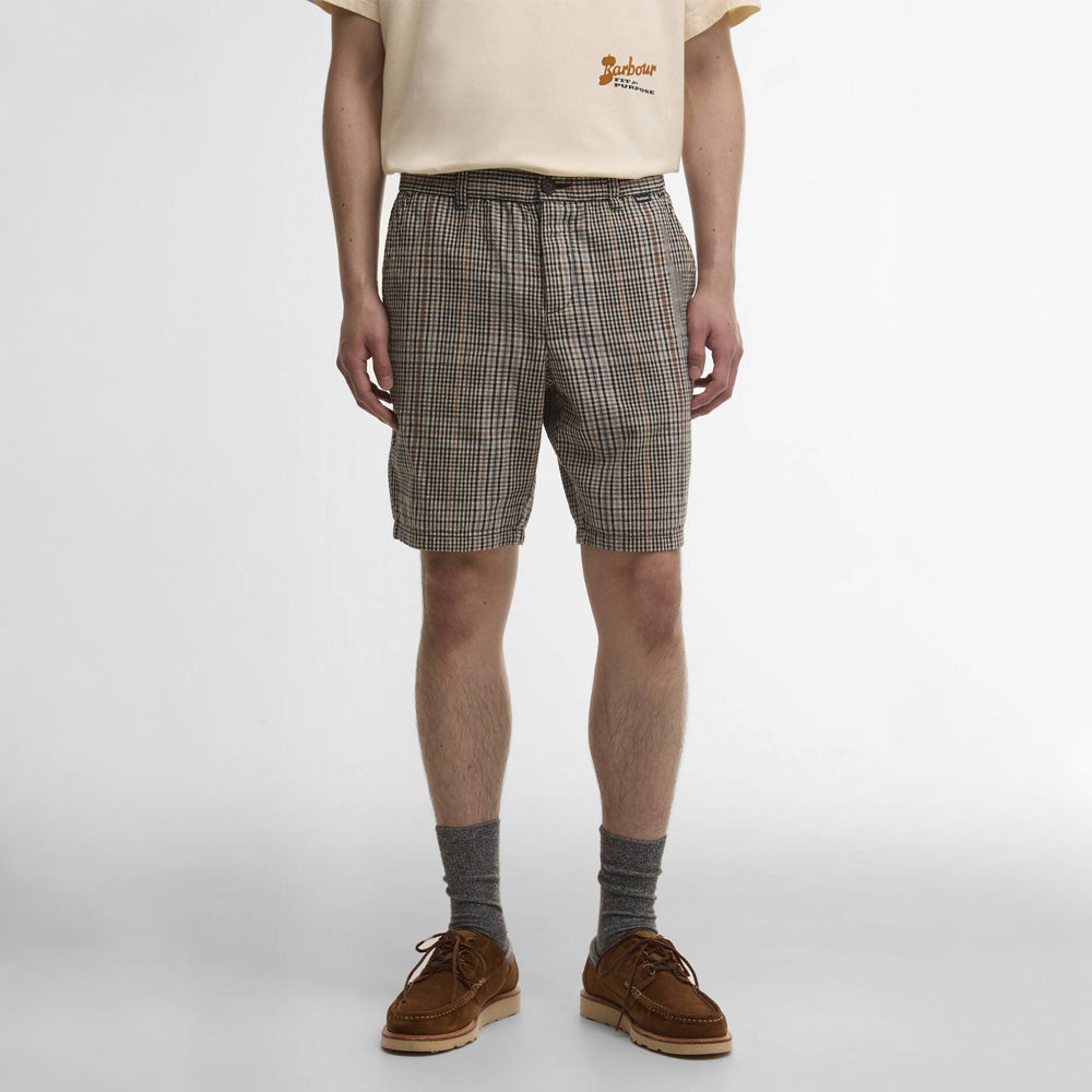Fife Checked Short - Neutral