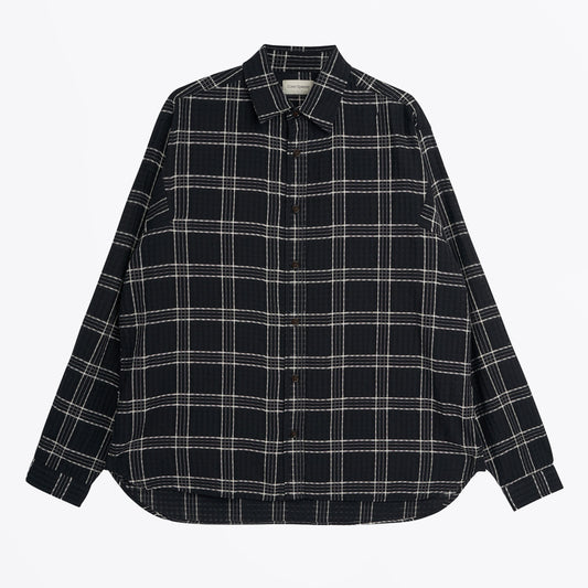 Garrison Long Sleeve Shirt Connell - Black