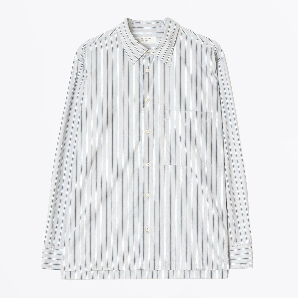 Universal Refab Compact Cotton Lucky Shirt - Grey Stripe