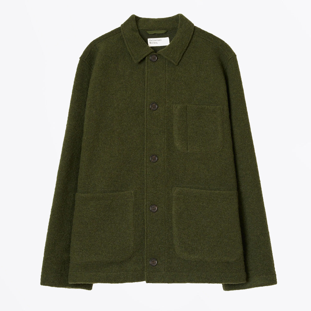 Universal Wool Fleece Field Jacket - Olive