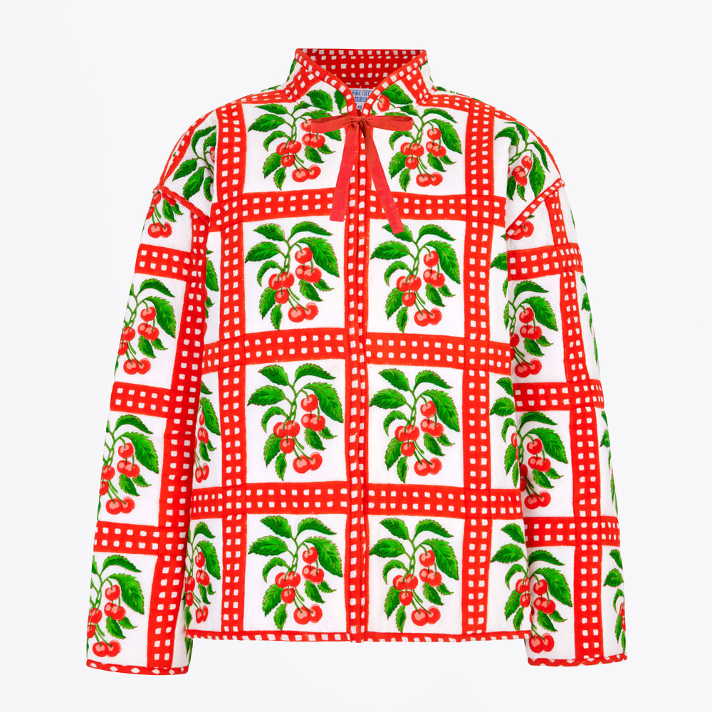 Pink Penny Jacket - Cherry Picnic