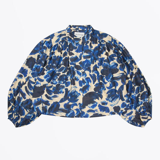 Lynx Top - Print Indigo