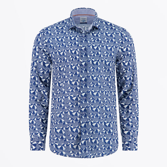 Sunshade Shirt - Cobalt