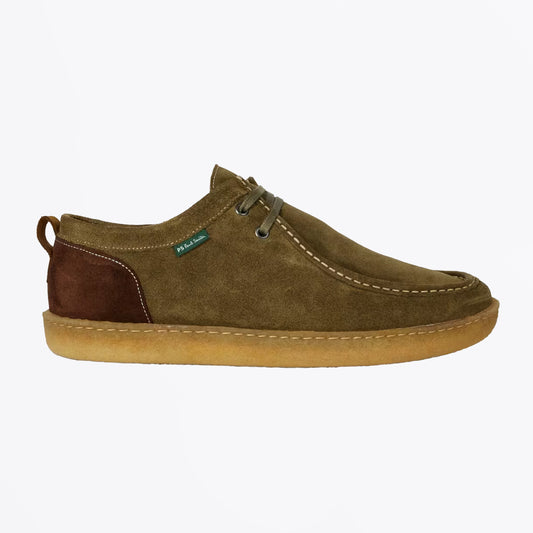 Suede 'Buster' Shoes - Olive Green