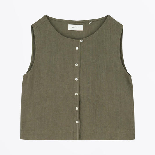 Vetiver Top - Khaki