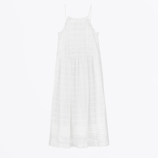 Fiore Strap Dress - Optic White