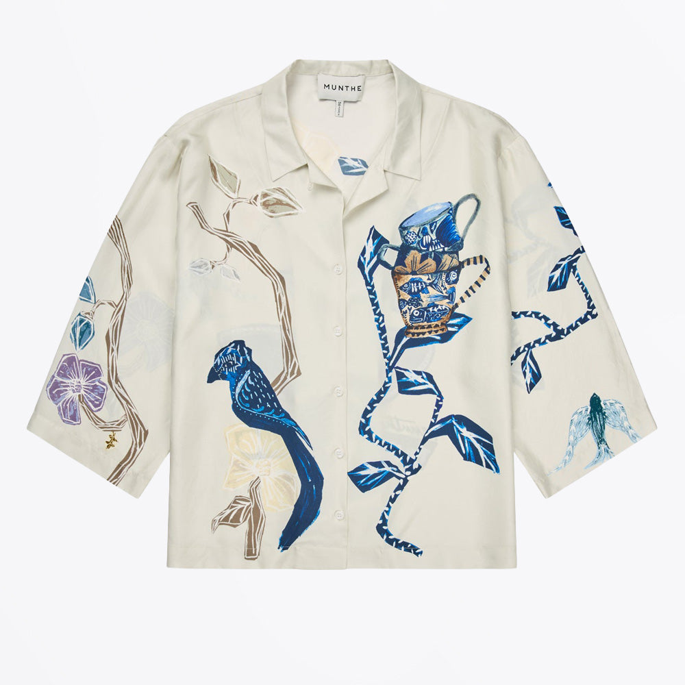 Munthe Nancie Top - Print Creme