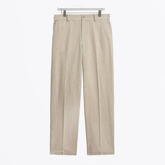 Bayham Trouser Cotton Linen - Natural