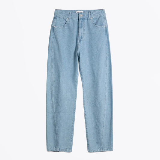 Simple Pear High Waist Jeans - Light Blue Denim