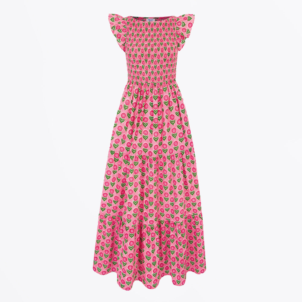 Pink David Bowie Dress -  Marigold Blush