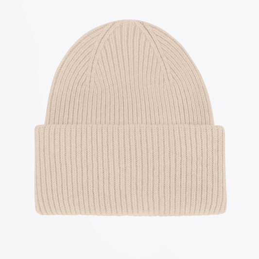 Merino Wool Hat - Ivory White