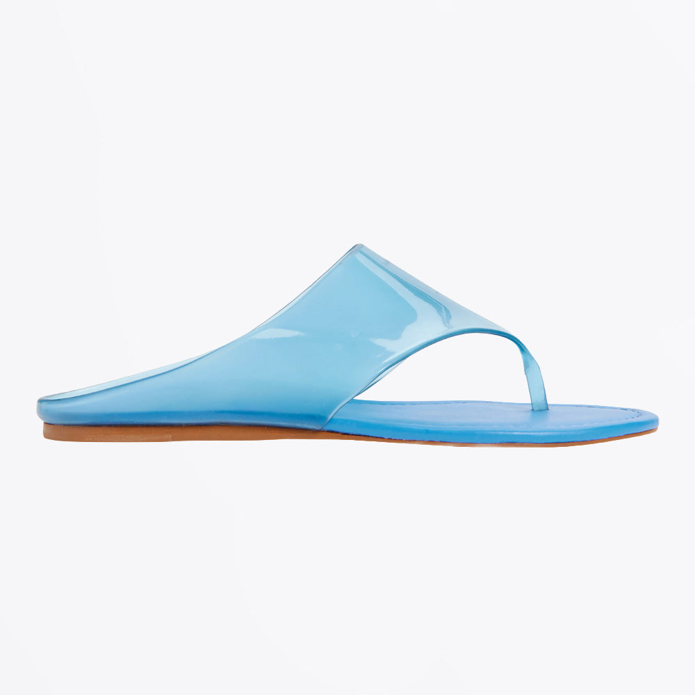 Farm Jelly Thong Flat Sandal - Blue Bird