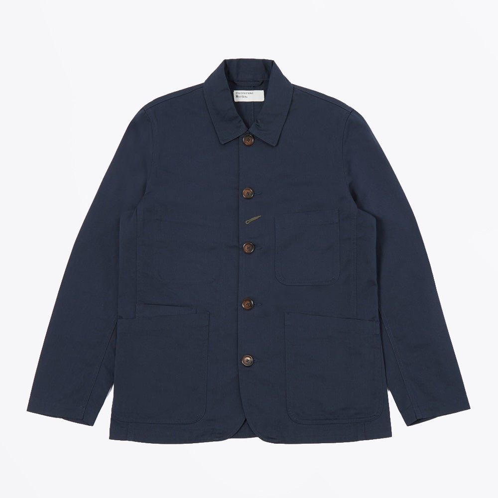 Universal Twill Bakers Jacket - Navy