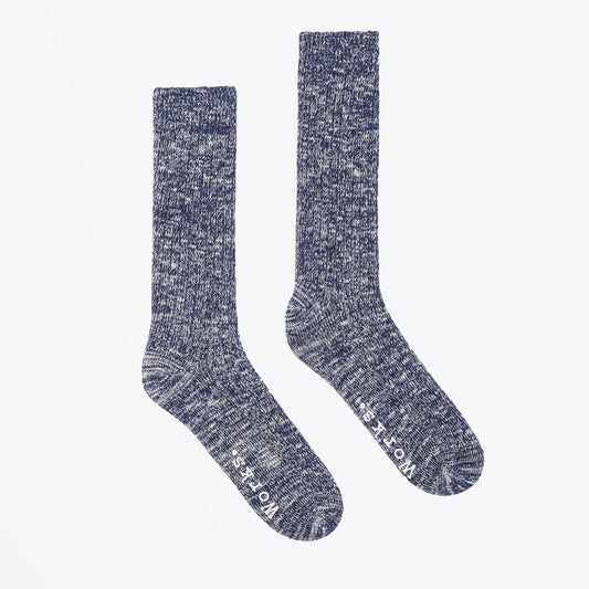 Slub Sock - Navy