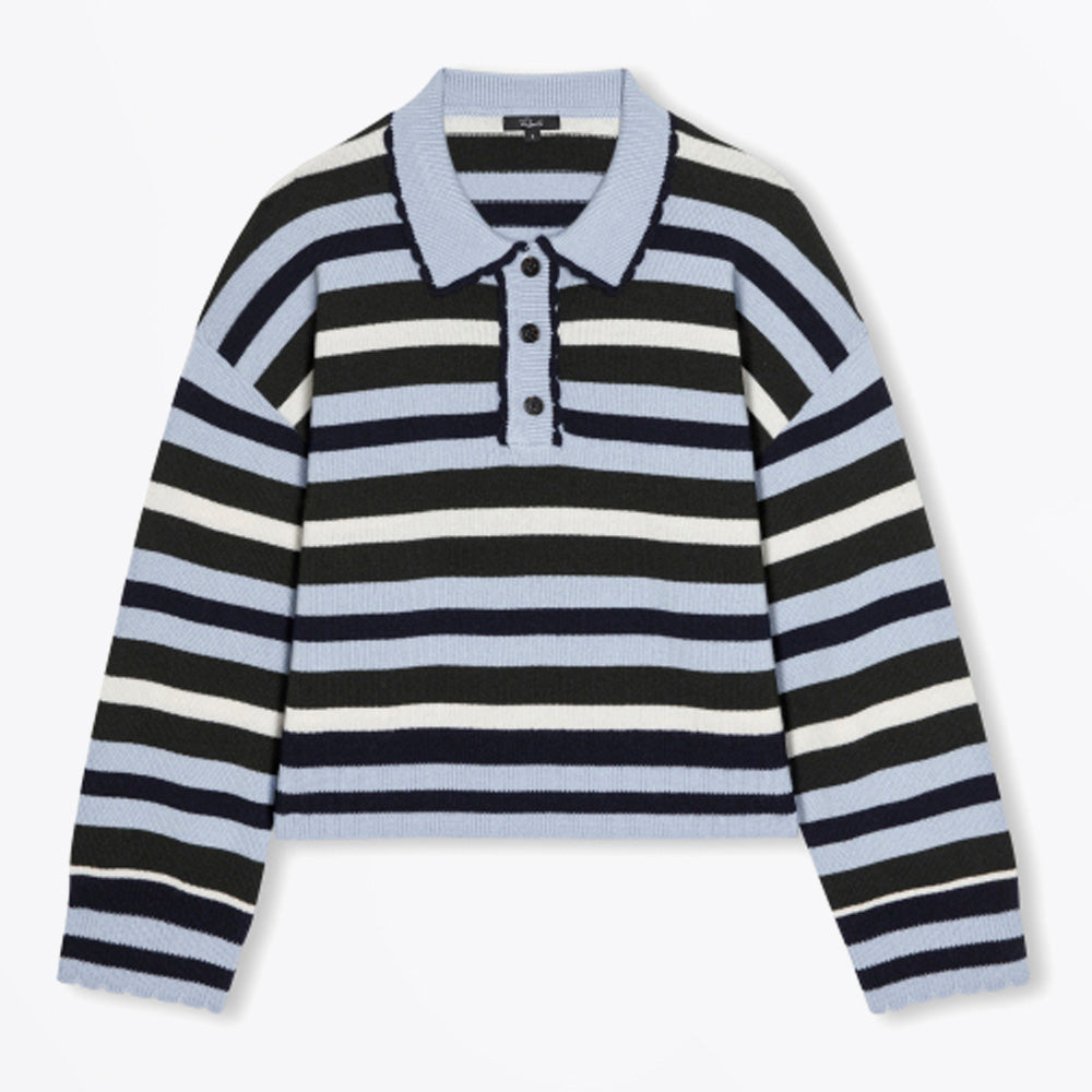 Rails Delora Sweater - Sky Forest Stripe