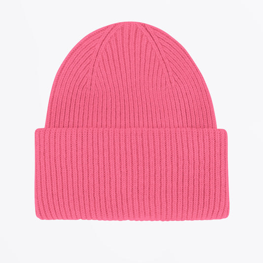 Merino Wool Hat - Bubblegum Pink