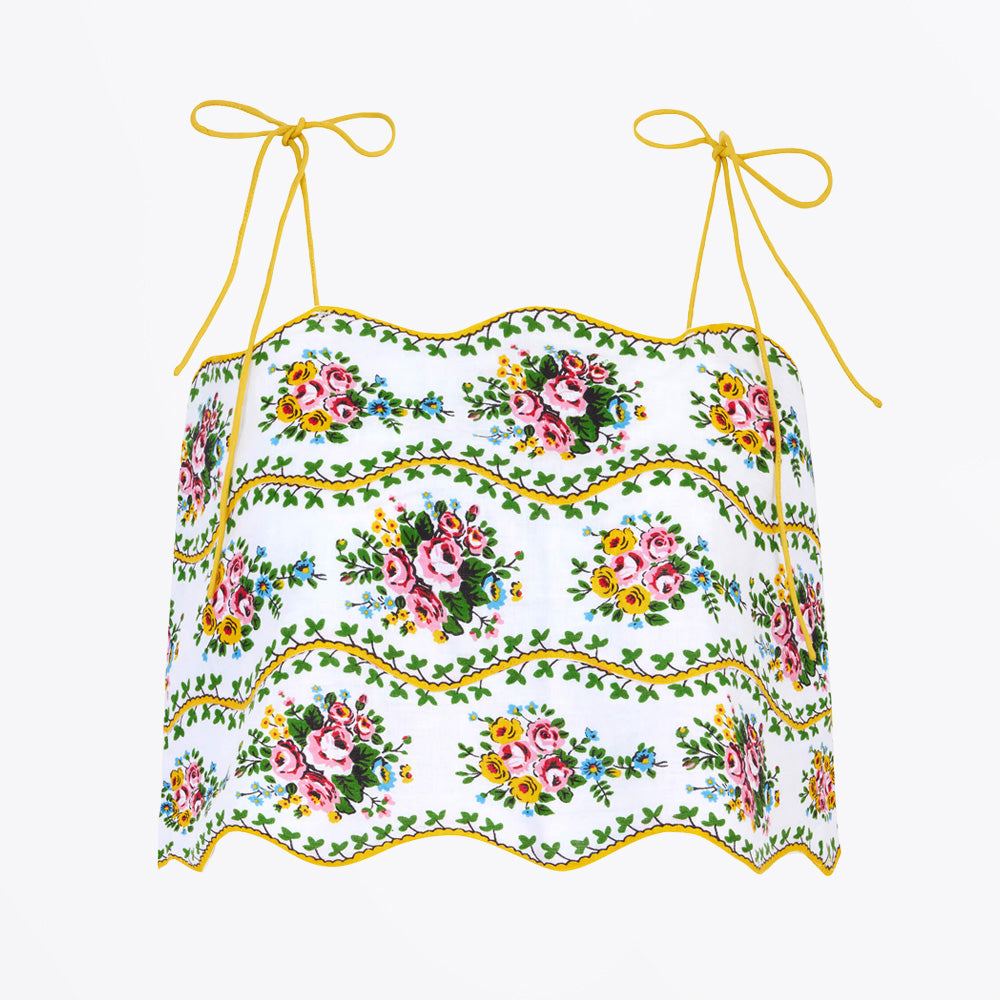 Pink Sicily Top - Vintage Boutique